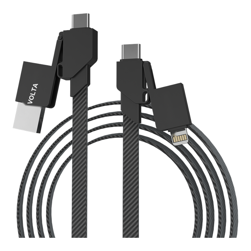Volta Flex Armor 6-in-1 Cable - 6 inches
